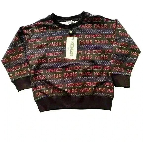 Kids Kenzo sweater multicolor / black size 6/116 - Picture 1 of 7